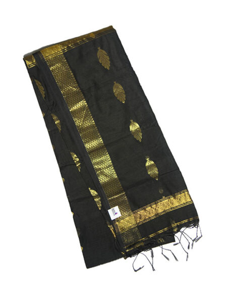 Black maheswari cotton