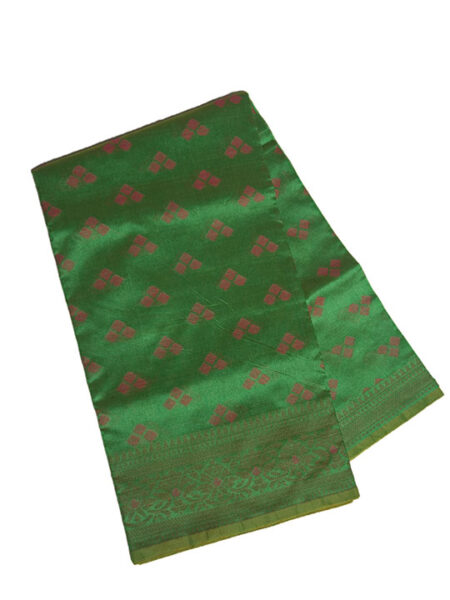 Green banaras cotton