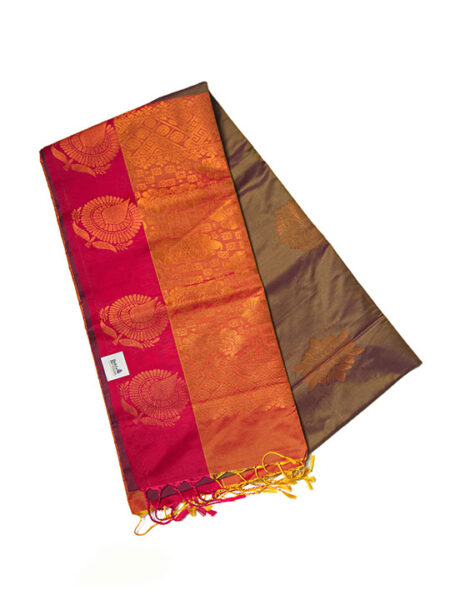 Coffee brown with burnt brown