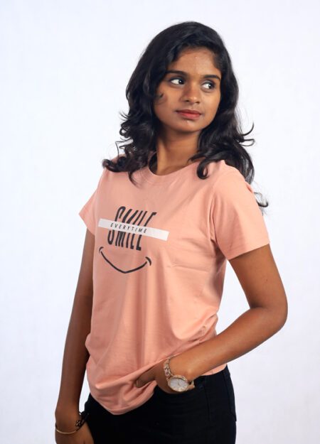 Pastel peach t-shirt